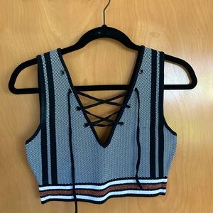 By The Way stretchy crop top